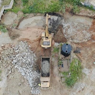 Geocell Storm Drain - Takoradi